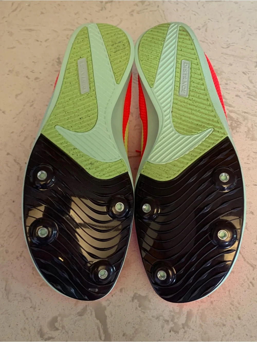 Nike Zoom Rival Distance Track Field Mens Size 10.5 Bright Crimson FZ9653 600